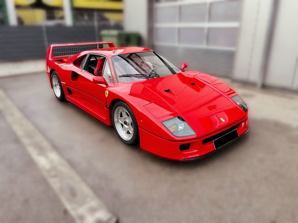Ferrari F40 bei Oldtimer-Gutachten nach § 23 StVZO