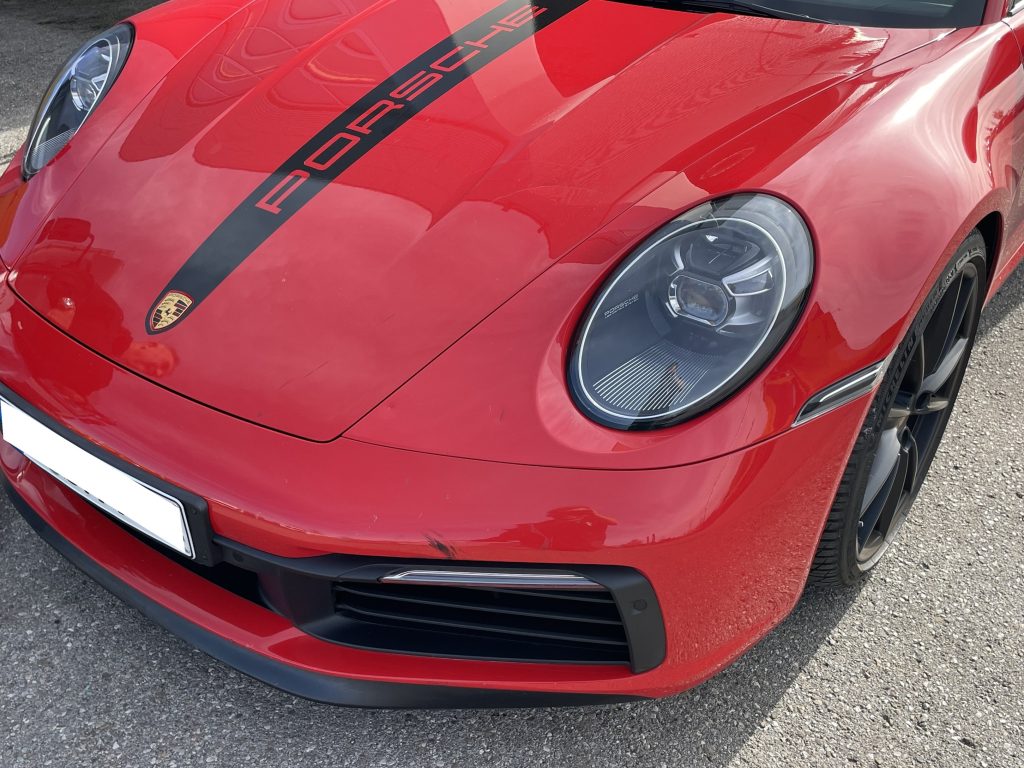 Porsche Frontschaden Gutachten